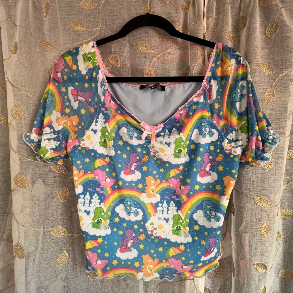 Care Bears x Dolls Kill Mesh Top